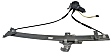 WLRA54 Front, Passenger Side Power Window Regulator, With Motor
