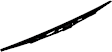 WW1701 Passenger Side Wiper Blade, Framed 17 in.