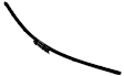 WW2235 Passenger Side Wiper Blade, Frameless 22 in.