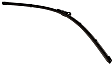 WW2550 Driver Side Wiper Blade, Frameless 25 in.