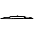 WW2961 Rear Wiper Blade, Framed 29 in.