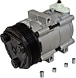 1997 Ford F-150 - A/C Compressor, With Clutch, 8 Cyl 4.6L, Motorcraft OE Replacement