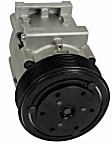 YCC490 A/C Compressor, With Clutch, 7.3L, 8Cyl