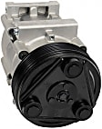 YCC-504 A/C Compressor, With Clutch, 4.0L, 6Cyl