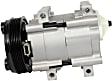 YCC-504 A/C Compressor, With Clutch, 4.0L, 6Cyl