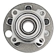 512205 Rear, Driver or Passenger Side Wheel Hub, 5 Lugs, With Bearing, Sedan, RWD, 4.3L, 8Cyl, Problem Solver Series