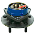 512223 Rear, Driver or Passenger Side Wheel Hub, 5 Lugs, With Bearing, Problem Solver Series