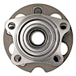 512284 Rear, Driver or Passenger Side Wheel Hub, 5 Lugs, With Bearing, AWD, Problem Solver Series