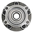 512291 Rear, Driver or Passenger Side Wheel Hub, 5 Lugs, With Bearing, AWD, 3.8L, 6Cyl, Problem Solver Series