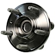 512299 Rear, Driver or Passenger Side Wheel Hub, 5 Lugs, With Bearing, FWD, Problem Solver Series