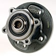 512304 Rear, Driver or Passenger Side Wheel Hub, 4 Lugs, With Bearing, 1.6L, 4Cyl, Problem Solver Series
