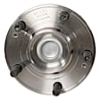 512326 Rear, Driver or Passenger Side Wheel Hub, 5 Lugs, With Bearing, FWD, Problem Solver Series