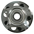 512338 Rear, Driver or Passenger Side Wheel Hub, 5 Lugs, With Bearing, AWD, Problem Solver Series