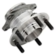 512350 Rear, Driver or Passenger Side Wheel Hub, 5 Lugs, With Bearing, AWD, Problem Solver Series