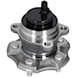 512364 Rear, Driver or Passenger Side Wheel Hub, 5 Lugs, With Bearing,, Problem Solver Series