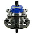 512370 Rear, Driver or Passenger Side Wheel Hub, 4 Lugs, With Bearing, Problem Solver Series