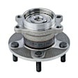 512376 Rear, Driver or Passenger Side Wheel Hub, 5 Lugs, Sensor Not Included, FWD, 2.0L, 4Cyl, Problem Solver Series