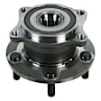 512382 Rear, Driver or Passenger Side Wheel Hub, 5 Lugs, With Bearing, Problem Solver Series