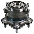512423 Rear, Driver or Passenger Side Wheel Hub, 5 Lugs, Sensor Included, FWD, 3.5L, 6Cyl, Problem Solver Series