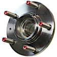 512428 Rear, Driver or Passenger Side Wheel Hub, 5 Lugs, With Bearing,, Problem Solver Series