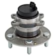 512434 Rear, Driver or Passenger Side Wheel Hub, 5 Lugs, With Bearing, Problem Solver Series