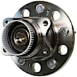 512437 Rear, Driver or Passenger Side Wheel Hub, 5 Lugs, With Bearing,, Problem Solver Series