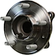 512447 Rear, Driver or Passenger Side Wheel Hub, 5 Lugs, With Bearing, 1.4L, 4Cyl, Problem Solver Series