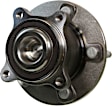 512447 Rear, Driver or Passenger Side Wheel Hub, 5 Lugs, With Bearing, 1.4L, 4Cyl, Problem Solver Series