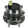 2014 Ford Focus - Rear, Driver or Passenger Side Wheel Hub, With Parking Assist, 5 Lugs, With Bearing, Problem Solver Series