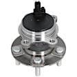 512466 Rear, Driver or Passenger Side Wheel Hub, 5 Lugs, With Bearing,, Problem Solver Series