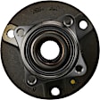 512473 Rear, Driver or Passenger Side Wheel Hub, 3 Lugs, With Bearing, Problem Solver Series