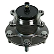 512486 Rear, Driver or Passenger Side Wheel Hub, 5 Lugs, Sensor Included, FWD, Problem Solver Series