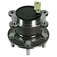 512496 Rear, Driver or Passenger Side Wheel Hub, 5 Lugs, With Bearing, Problem Solver Series