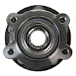 512500 Rear, Driver or Passenger Side Wheel Hub, 5 Lugs, With Bearing,, Problem Solver Series
