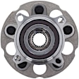 512501 Rear, Driver or Passenger Side Wheel Hub, 5 Lugs, With Bearing, AWD, Problem Solver Series