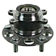 512502 Rear, Driver or Passenger Side Wheel Hub, 5 Lugs, With Bearing, FWD, 1.8L, 4Cyl, Problem Solver Series