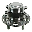 512503 Rear, Driver or Passenger Side Wheel Hub, 5 Lugs, With Bearing, Problem Solver Series