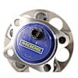 512505 Rear, Driver or Passenger Side Wheel Hub, 5 Lugs, With Bearing, 1.8L, 4Cyl, Problem Solver Series