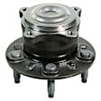 512508 Rear, Driver or Passenger Side Wheel Hub, 5 Lugs, With Bearing, Problem Solver Series