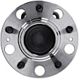 512553 Rear, Driver or Passenger Side Wheel Hub, 5 Lugs, With Bearing,, Problem Solver Series