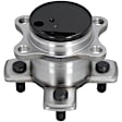 512559 Rear, Driver or Passenger Side Wheel Hub, 4 Lugs, With Bearing,, 1.5L, 4Cyl, Problem Solver Series