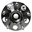512567 Rear, Driver or Passenger Side Wheel Hub, 5 Lugs, Sensor Included, 1.8L, 4Cyl, Problem Solver Series