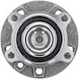 512568 Rear, Driver or Passenger Side Wheel Hub, 5 Lugs, With Bearing, Sensor Included, FWD, Problem Solver Series