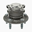 512572 Rear, Driver or Passenger Side Wheel Hub, 5 Lugs, With Bearing, Problem Solver Series
