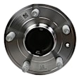 512590 Rear, Driver or Passenger Side Wheel Hub, 5 Lugs, With Bearing, Sensor Included, Problem Solver Series