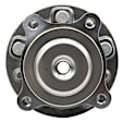 512590 Rear, Driver or Passenger Side Wheel Hub, 5 Lugs, With Bearing, Sensor Included, Problem Solver Series