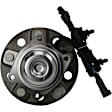 512595 Rear, Driver or Passenger Side Wheel Hub, 5 Lugs, With Bearing, Sensor Included, 3.6L, 6Cyl, Problem Solver Series