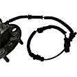 512595 Rear, Driver or Passenger Side Wheel Hub, 5 Lugs, With Bearing, Sensor Included, 3.6L, 6Cyl, Problem Solver Series
