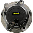 512599 Rear, Driver or Passenger Side Wheel Hub, 5 Lugs, Sensor Included, Problem Solver Series