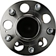512628 Rear, Driver or Passenger Side Wheel Hub, 5 Lugs, With Bearing, Sensor Included, FWD, 3.5L, 6Cyl, Problem Solver Series